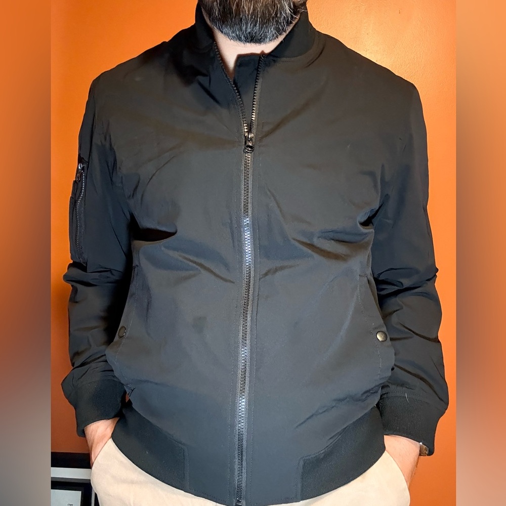 Banana Republic Men's Dark Bomber Jacket